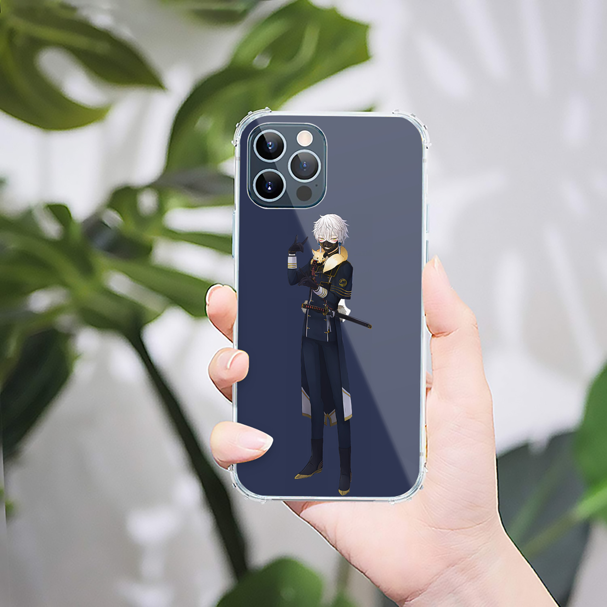 （画像用） 刀剣乱舞 Touken Ranbu 【iPhone 12シリーズ対応】透明スマホケース（クリアソフトケース）